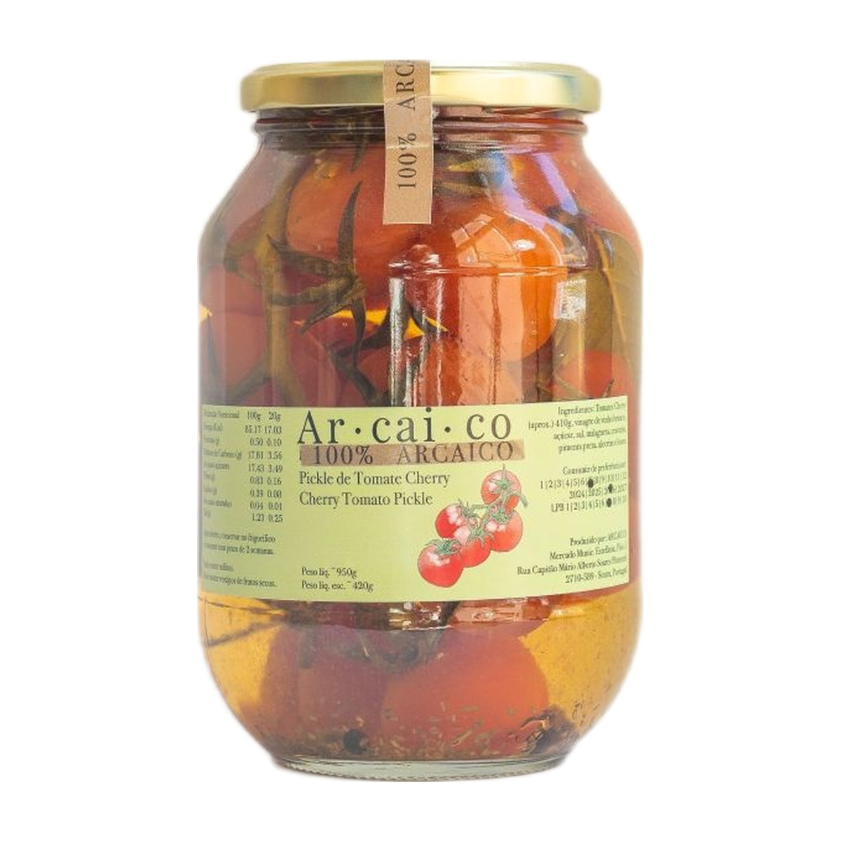Arcaico Pickled Cherry Tomatoes 850 ml
