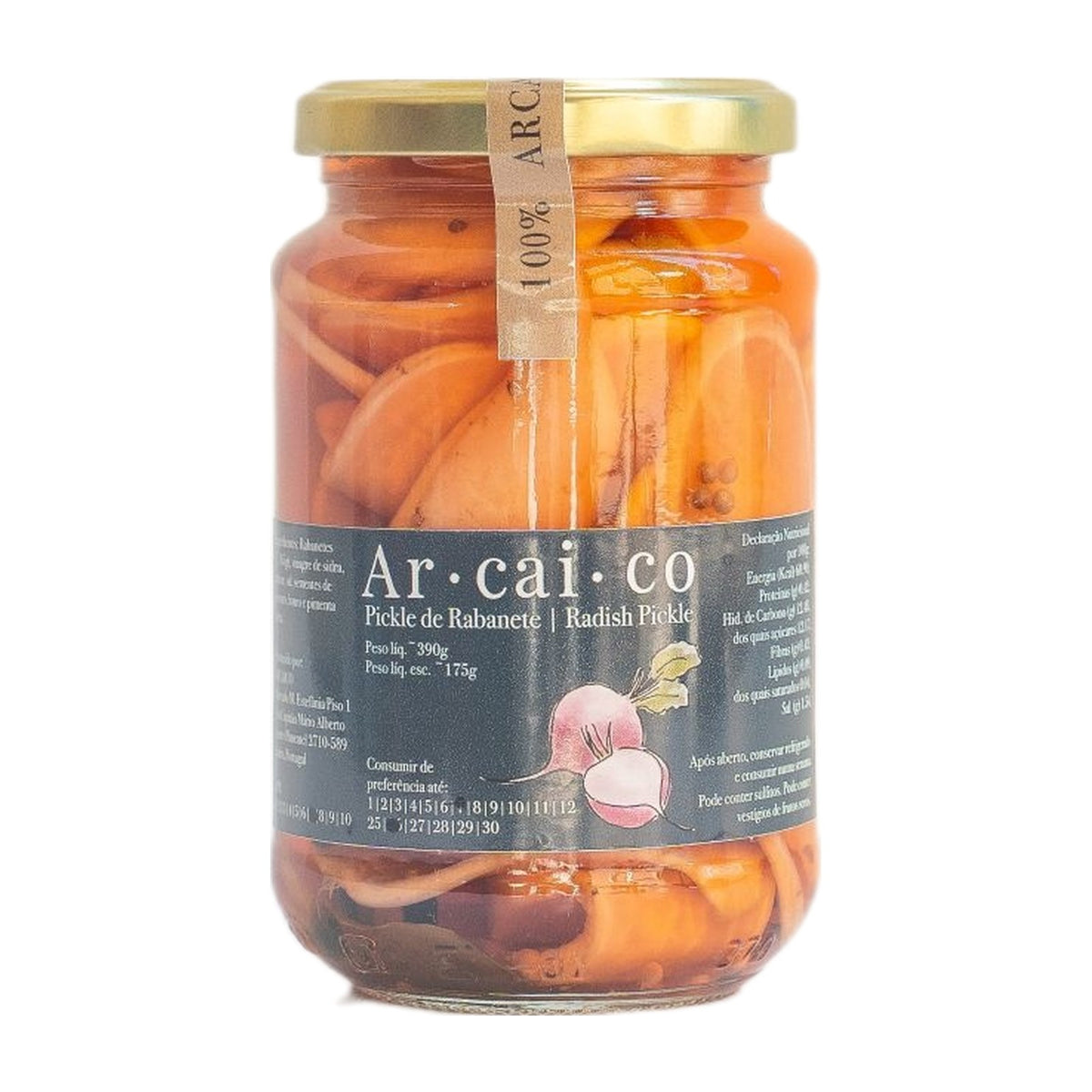 Arcaico Pickled Radishes 370 ml