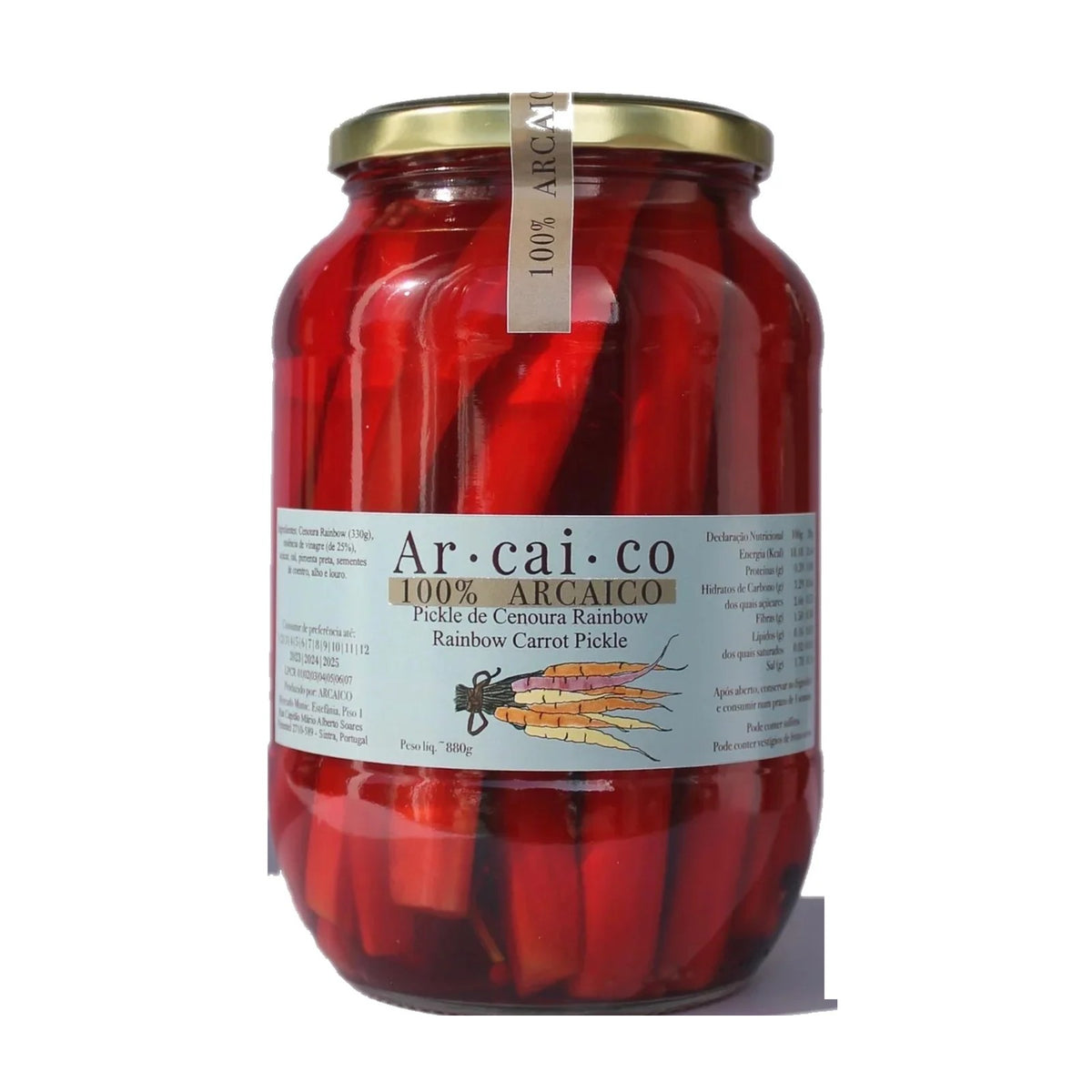 Arcaico Pickled Rainbow Carrots 850 ml
