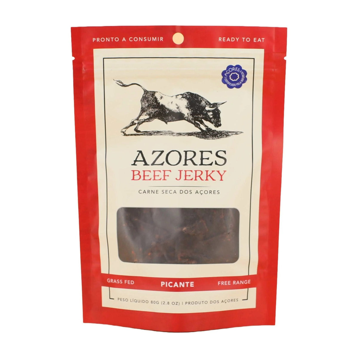 Azores Beef Jerky Spicy 80 g