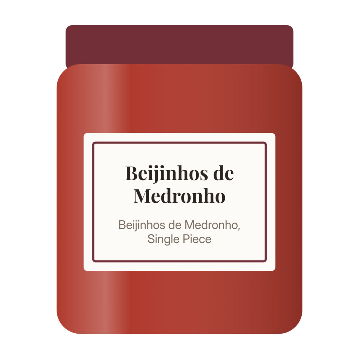 Beijinhos de Medronho, Single Piece