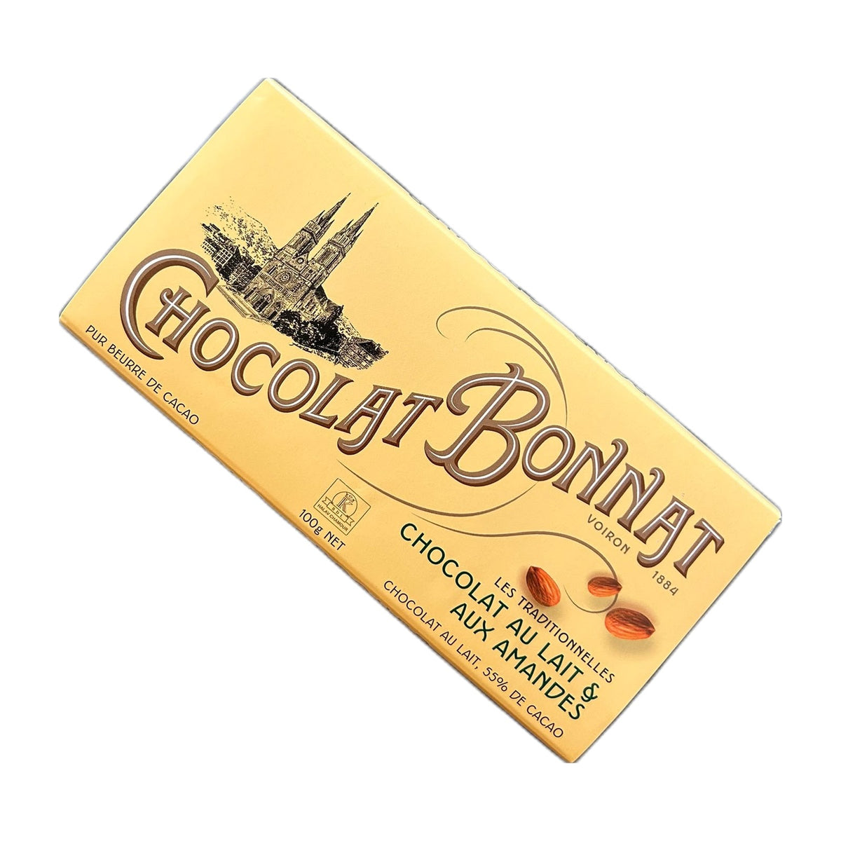 Bonnat Milk Chocolate with Almonds