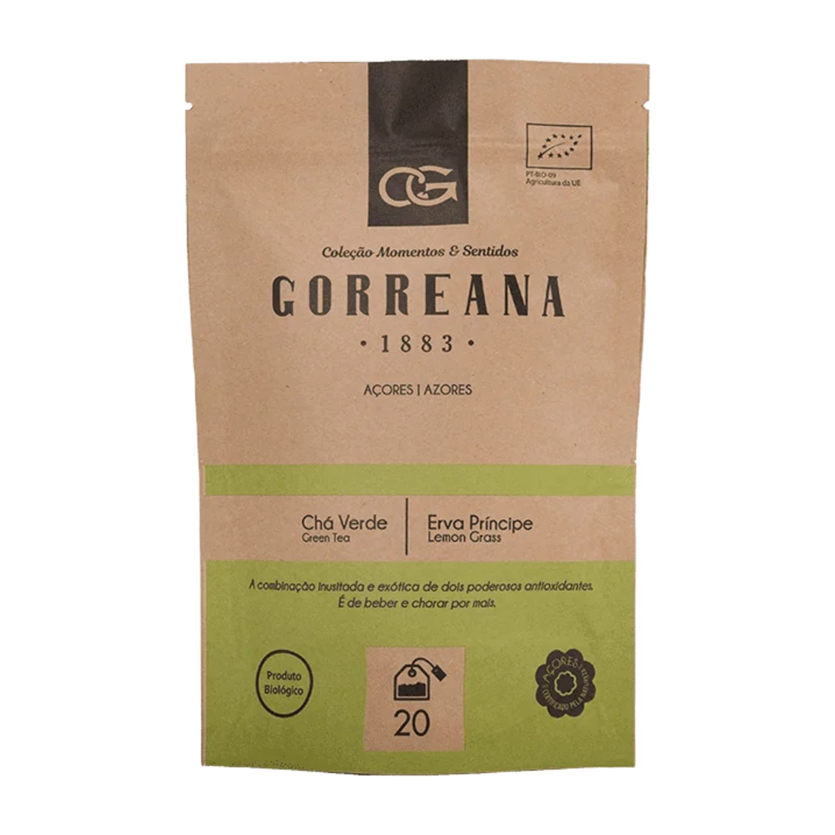 Chá Verde + Erva Principe