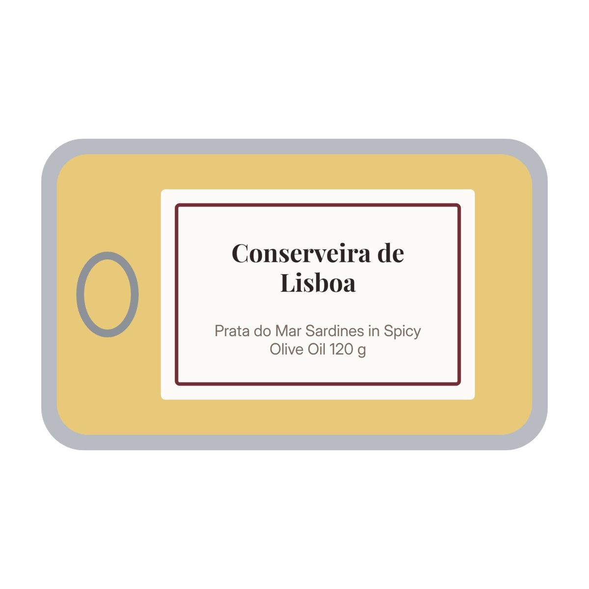 Conserveira de Lisboa Prata do Mar Sardines in Spicy Olive Oil 120 g