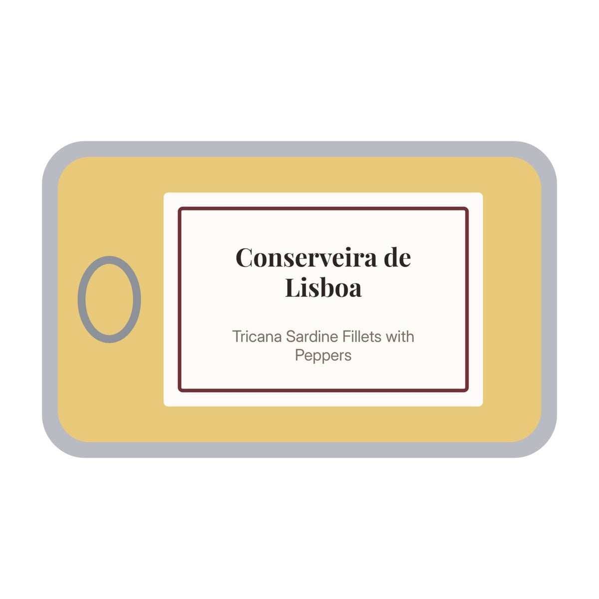 Conserveira de Lisboa Tricana Sardine Fillets with Peppers