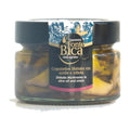 Shiitake em azeite com cebola