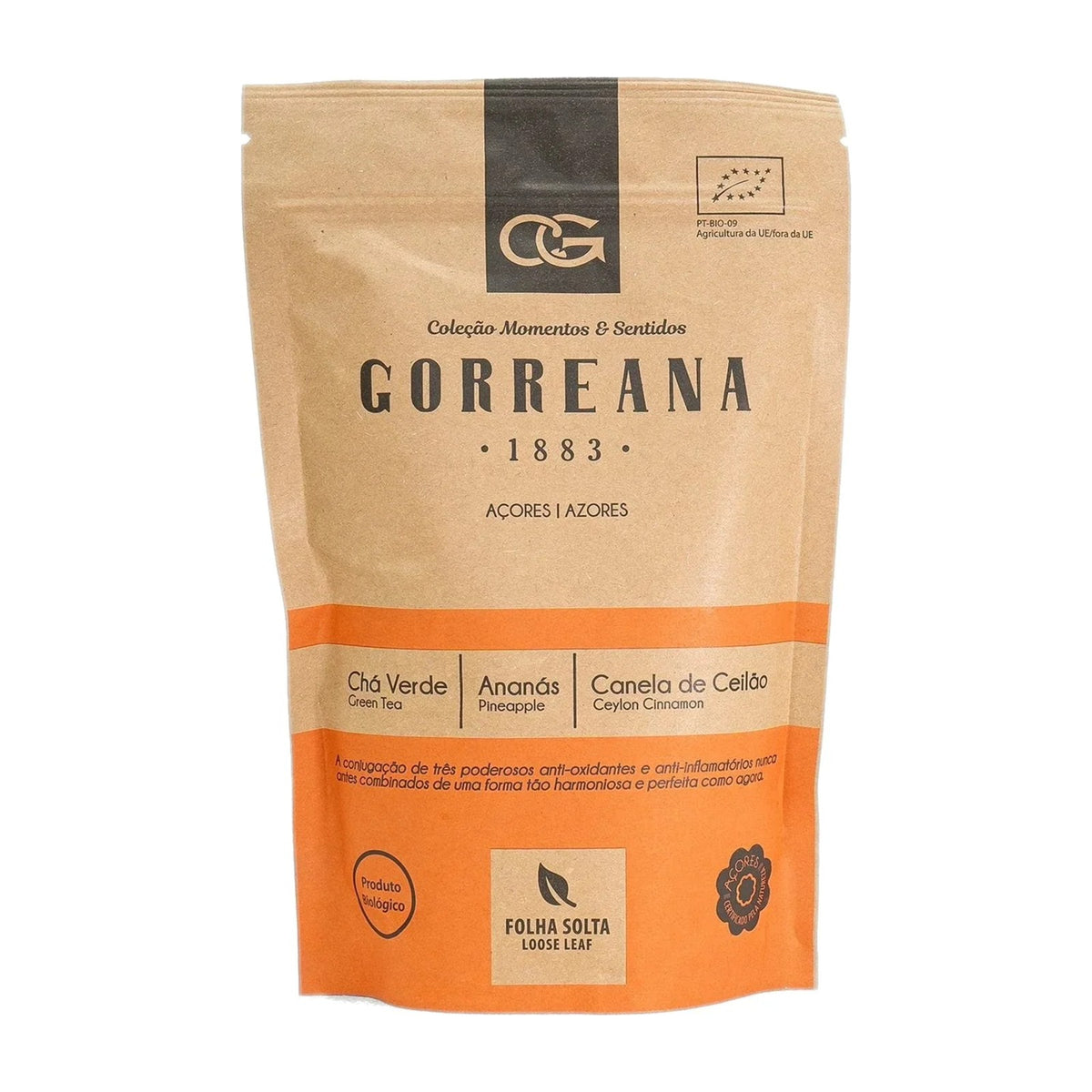 Gorreana Chá verde ananas canela de ceilao (folha)
