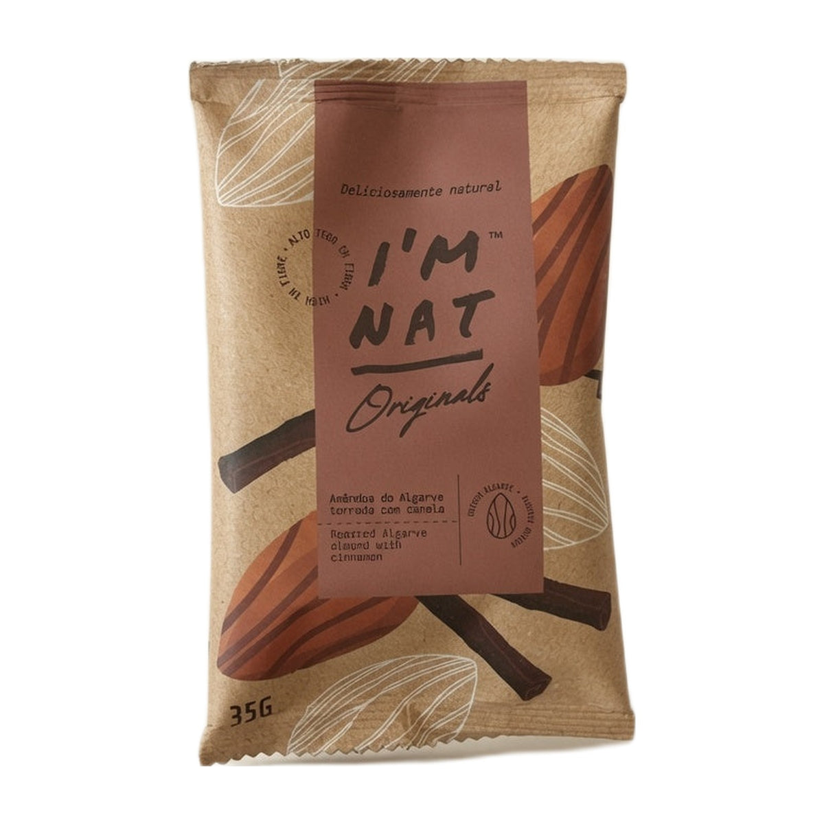 I'm Nat Cinnamon Almonds 35 g