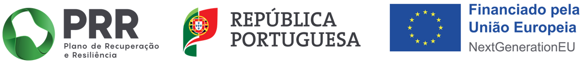 Logos PRR, République portugaise et NextGenerationEU