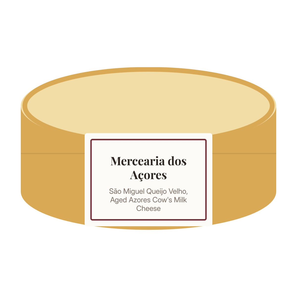 São Miguel Queijo Velho, Aged Azores Cow's Milk Cheese