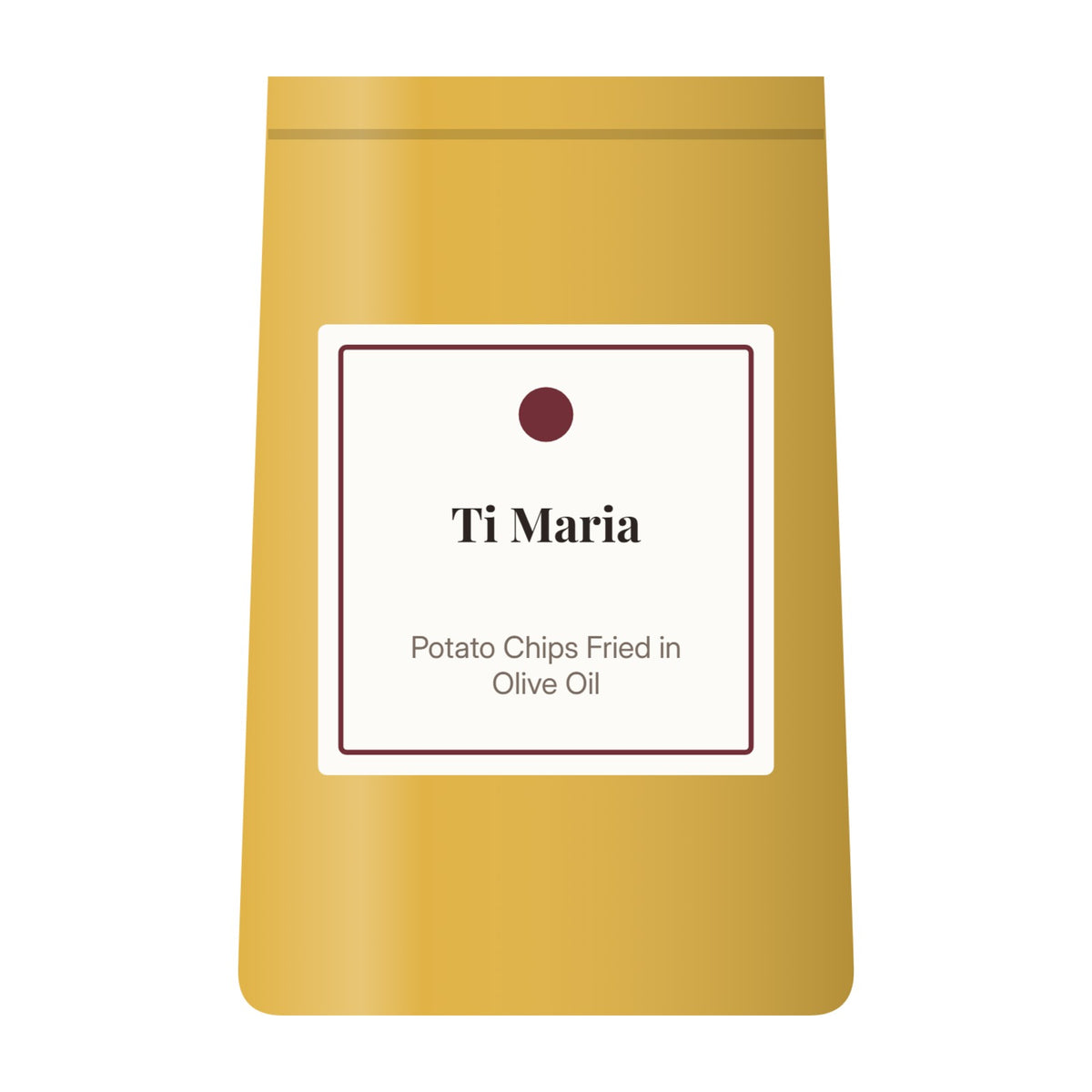Ti Maria Potato Chips Fried in Olive Oil