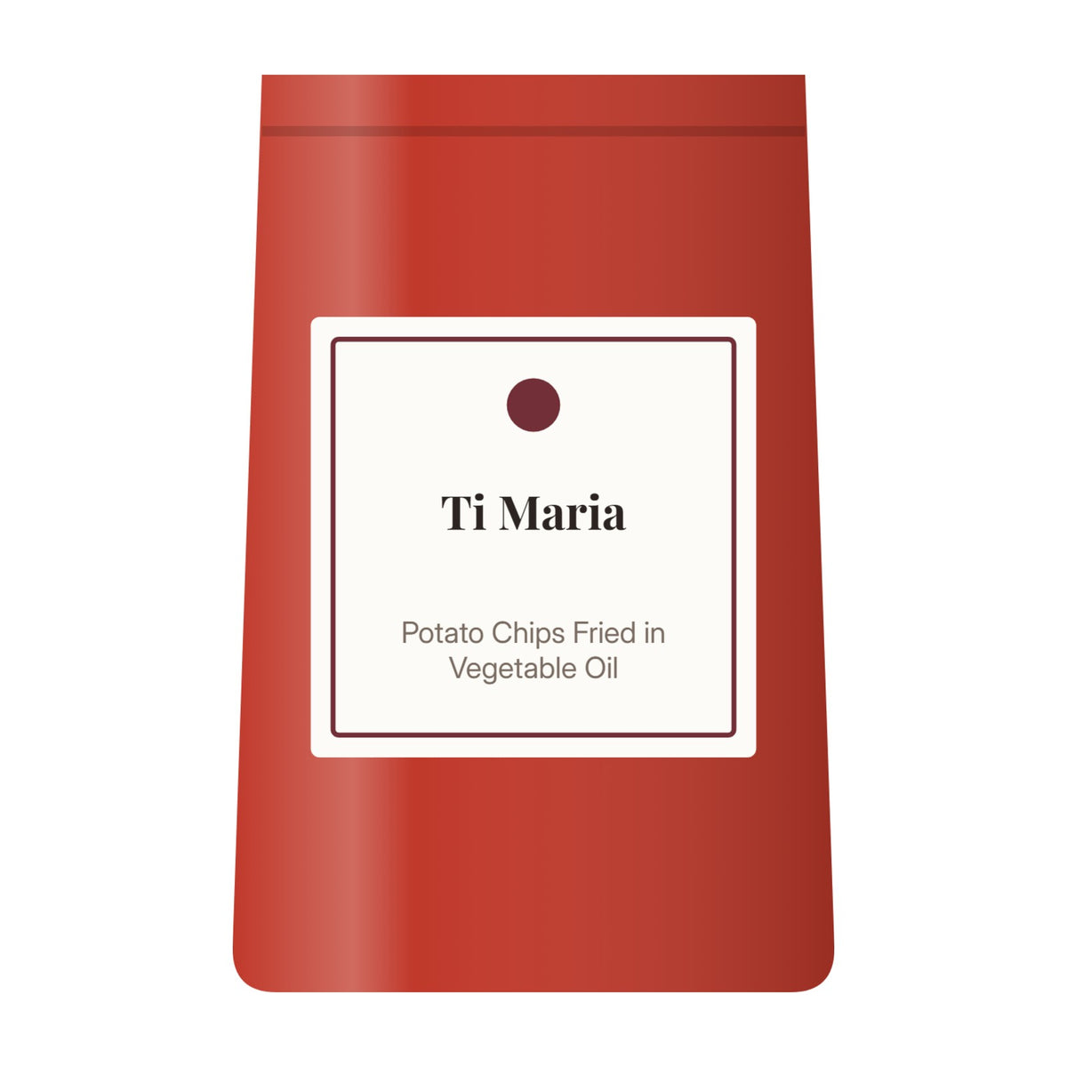 Ti Maria Potato Chips Fried in Vegetable Oil